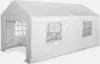 A white party tent with windows. Produktbild-Vorschau