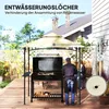 Grillpavillon mit LED 240 x 150 x 258 cm wasserabweisend Produktbild-Vorschau 5