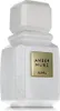 A white perfume bottle with a gold label. Voir les images du produit