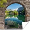 MuchoWow® Poster Aussicht - Berg - Landschaft - Wasser Produktbild-Vorschau 1