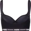 PUMA Damen Padded Top Bra Bustier, Farbe:Schwarz, Produktbild-Vorschau 3