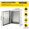 VEVOR NEMA-Stahlgehäuse, 16 x 12 x 8\'\' NEMA Produktbild-Vorschau 7