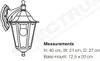 Nordlux Cardiff / Aussen-Wandleuchte / Schwarz Produktbild-Vorschau 5