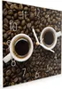 Wanduhr aus Glas mit Motiv Kaffeebohnen und Tassen- 30 x 30 Produktbild-Vorschau 2