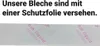 Blechzuschnitte Flachblech 2 m Alu weiß 9010 0,8 mm 100 cm Produktbild-Vorschau 2