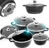 Set de casseroles 12 pièces Aluminium Céramique Batterie de Voir les images du produit 17