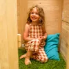 Kinderspielhaus BOUTON D'OR COTTAGE Braun Produktbild-Vorschau 3