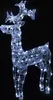 vidaXL Weihnachtsdeko Rentier 90 LEDs 60x16x100 cm Acryl Produktbild-Vorschau 8