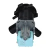 A washing machine drain pump shown from the front. Produktbild-Vorschau