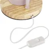 Stolní lampa POPPY na žárovku E27, růžová Náhľad obrázku produktu