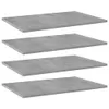 vidaXL Bücherregal-Bretter 4 Stk. Betongrau 60x40x1,5 cm Produktbild-Vorschau 5