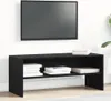 vidaXL Armoire TV noir imitation chêne 100x40x40 cm Bois Voir les images du produit 2