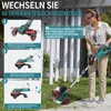 Akku Rasentrimmer 21V mit 2x 4.0Ah Akku & Ladegerät, Produktbild-Vorschau 7