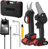 21V 4 Zoll Elektro-Kettensäge und 25mm Akku Astschere Produktbild-Vorschau 1