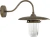 Außenwandlampe Messing massiv Glas 29,5 cm hoch IP44 in Produktbild-Vorschau 1