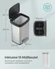 SONGMICS Mülleimer 50 Liter Abfalleimer, Tretmülleimer aus Produktbild-Vorschau 10