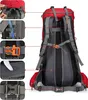 70L Rucksack Camping Wandern Trekking Reise Rot mit Produktbild-Vorschau 3
