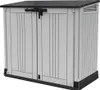 A storage chest with double doors and a dark lid, shown from the front. Náhled obrázku produktu