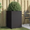 vidaXL Sadzarka czarna 52x48x75 cm stalowa Podgląd zdjęcia produktu 2