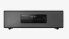 A studio shot of a Panasonic micro music system. Voir les images du produit