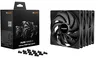 Pure Wings 3 140mm PWM high-speed 3-Pack (schwarz, Produktbild-Vorschau 3