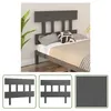 The Living Store Kopfteil Grau 103,5x3x81 cm Massivholz Produktbild-Vorschau 7