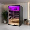 Home Deluxe Cabina a infrarossi NERO M - Nero, Hemlock (190 Anteprima dell’immagine prodotto 2