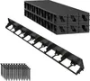 Izrielar 24m Bordure de pelouse flexible en plastique pour Voir les images du produit 10
