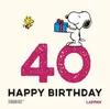 Peanuts Geschenkbuch: Happy Birthday zum 40. Geburtstag Anteprima dell’immagine prodotto 1