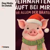 Kersttrui met een vrolijk varken, geschikt als cadeau, uni, Productafbeelding-voorbeeld 4