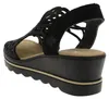 Rieker Damen Sandalette Schwarz Voir les images du produit 45