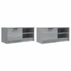 vidaXL TV-Schränke 2 Stk. Grau Sonoma 80x35x36,5 cm Produktbild-Vorschau 4