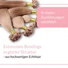 hair2heart Bonding Extensions Echthaar glatt 8/01 Hellblond Produktbild-Vorschau 3