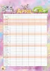 Calendrier familial Cartoon 2026 - Calendrier familial A3 Voir les images du produit 3