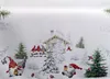 Tischwäsche Druck Wichtel im Schnee 85 x 85 cm Produktbild-Vorschau 1