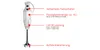 Der Unold ESGE-Zauberstab® M 122 De Luxe ist ein weißer Stabmixer mit Sicherheits-Doppelschalter, ca Produktbild-Vorschau