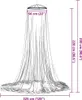 vidaXL Moskytiéra na posteľ 220 Mesh White 56x56x220 cm Náhľad obrázku produktu 7