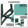 Toboli kniestoel voor de tuin, kniestoel geschikt tot 150 Productafbeelding-voorbeeld 16