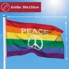 PHENO FLAGS Peace Flagge 90 x 150 cm Fahne Frieden Produktbild-Vorschau 2