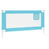vidaXL Kleinkind-Bettschutzgitter Blau 160x25 cm Stoff Produktbild-Vorschau 5