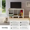tectake® Katzenschrank Freya versteckte Eingänge an den Produktbild-Vorschau 2