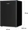 KlarsteinDelaware, lodówka z zamrażalnikiem 75 l/4 l, , Podgląd zdjęcia produktu 8