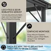 Blumfeldt Pavillon 3x4m, Rostfreier Aluminium-Pavillon mit Produktbild-Vorschau 3