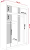 KIER FURNITURE Schiebegarderobe LAMARO mit Spiegel, Schrank Produktbild-Vorschau 4