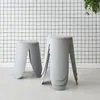sweeek - 4er Set stapelbare Hocker, strukturierter Produktbild-Vorschau 2