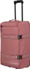 A rose-colored travel bag with wheels and a retractable handle. Náhled obrázku produktu