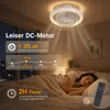 Deckenventilator mit Beleuchtung 20W 360° Drehung 3 Produktbild-Vorschau 6