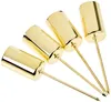 Riffelmacher Stabkerzenhalter, 2,3 x 11 cm, 4 Stück, Gold Produktbild-Vorschau 1