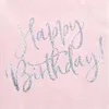 Servietten Happy Birthday 33x33cm 20 Stück rosa Produktbild-Vorschau 7