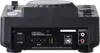 The back panel of a black DJ media player. Voir les images du produit